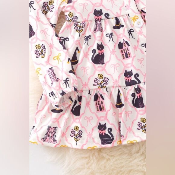 Little Witchin' Hours Pumpkin Patch Dress Set - Picture 2 of 5